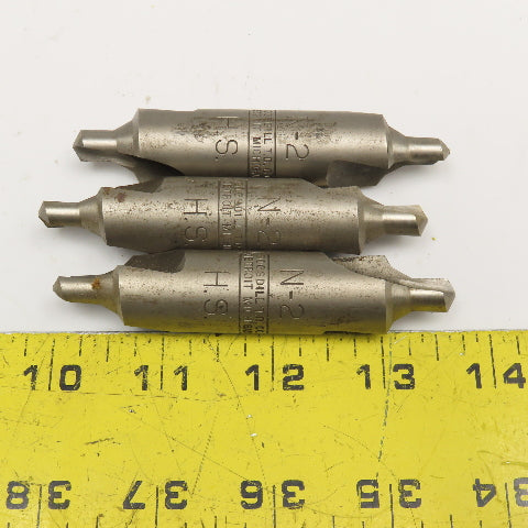 Cogsdill N-2 Double Ended HSS Size N-2 Countersink Lot Of 3
