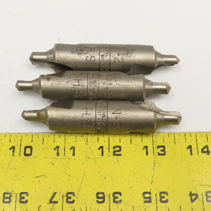 Cogsdill N-2 Double Ended HSS Size N-2 Countersink Lot Of 3