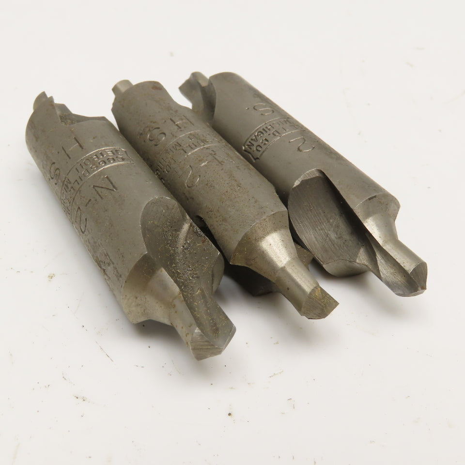 Cogsdill N-2 Double Ended HSS Size N-2 Countersink Lot Of 3