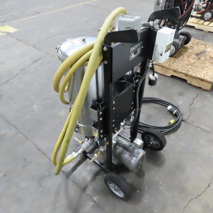 USPI 87D Dual Canister Portable Oil Filtration System 1HP 115/230V 1PH W/ Lines