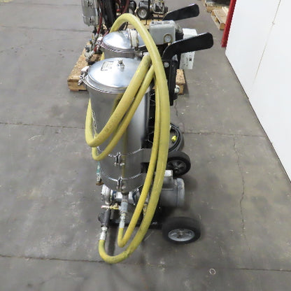 USPI 87D Dual Canister Portable Oil Filtration System 1HP 115/230V 1PH W/ Lines