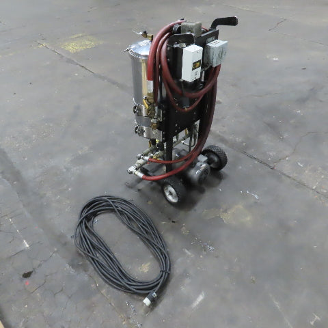 USPI 87D Dual Canister Portable Oil Filtration System 1HP 115/230V 1PH W/ Lines