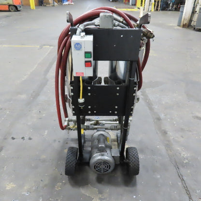 USPI 87D Dual Canister Portable Oil Filtration System 1HP 115/230V 1PH W/ Lines