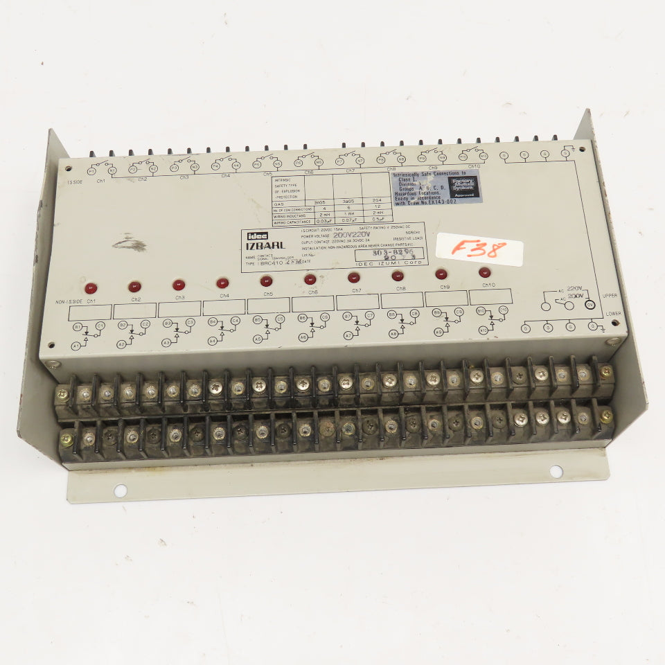 Idec BRC410 IZBARL 10 Channel Contact Signal Transducer 200/220V