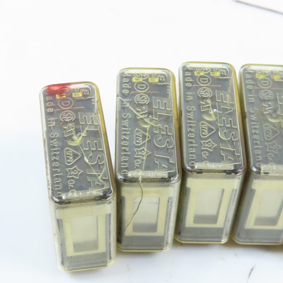 Elesta SGR662 16A 250V Power Relay 8-Pin 24VDC Coil Lot Of 16