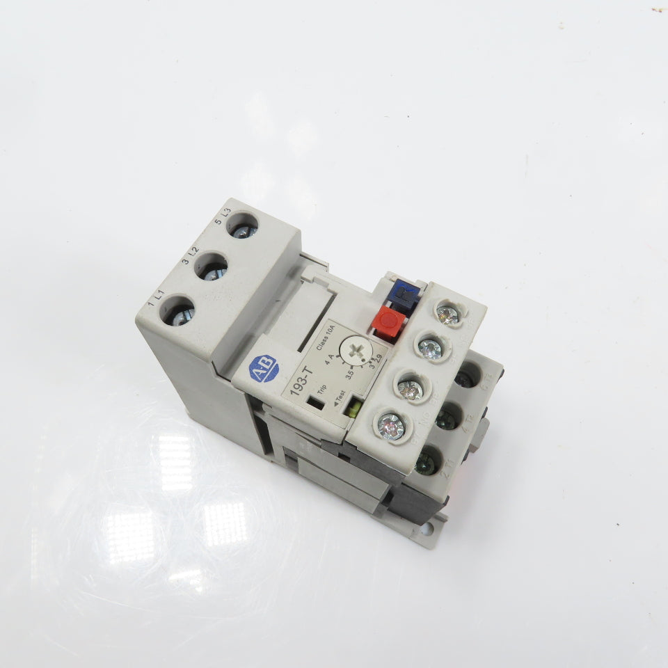 Allen Bradley 193-T1AB40 Sr A Overload Relay 2.9-4A Class 10A W/ 193-T1APM