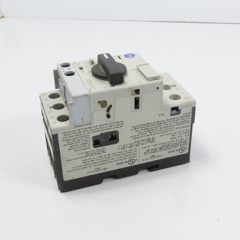 Allen Bradley 140M-C2E-B63 Ser B Motor Protection Circuit-Breaker 4.0-6.3A