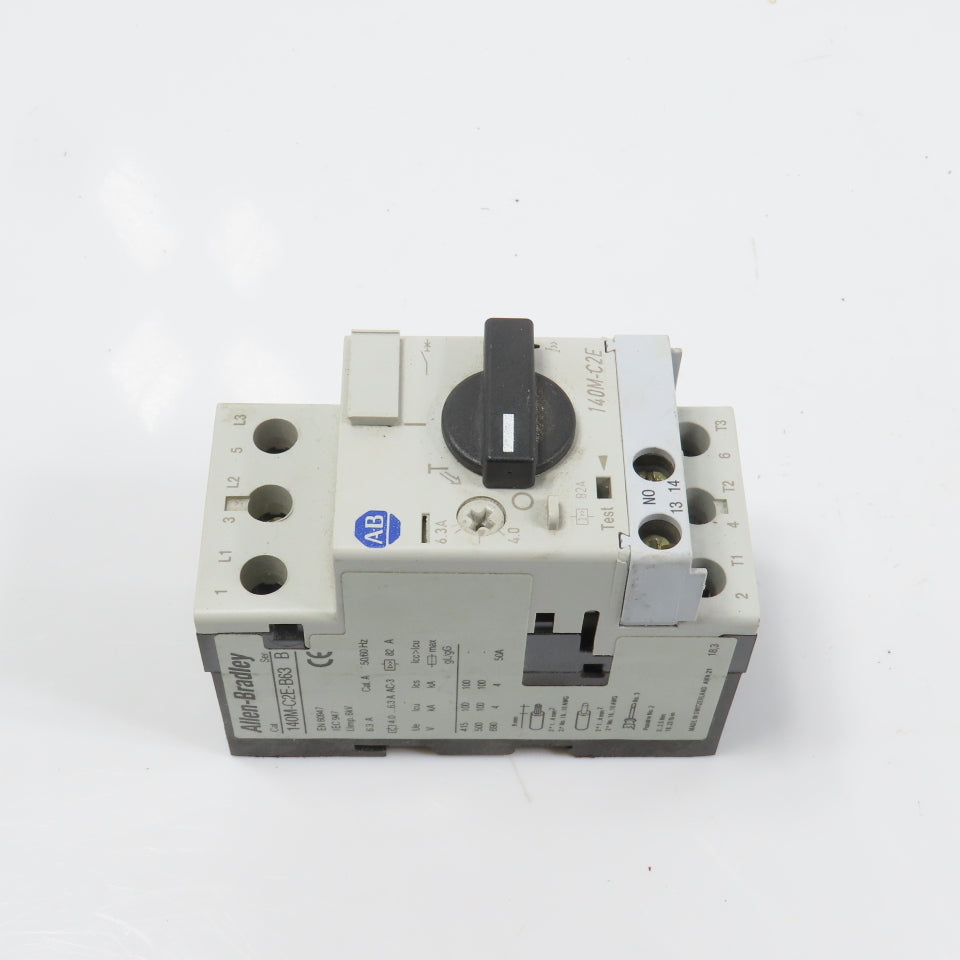 Allen Bradley 140M-C2E-B63 Ser B Motor Protection Circuit-Breaker 4.0-6.3A