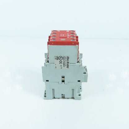 Allen Bradley 700S-CF620DC Ser S GuardMaster Control Safety Relay 120V Coil 25A