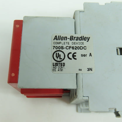 Allen Bradley 700S-CF620DC Ser S GuardMaster Control Safety Relay 120V Coil 25A