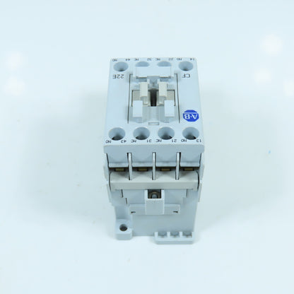 Allen Bradley 700-CF220* Ser A 25A 600V Contactor Relay 12V Coil W/ 100-ETA30