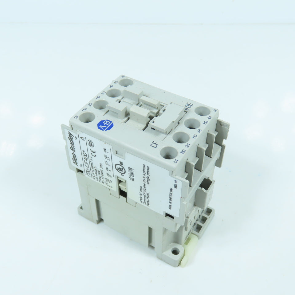 Allen Bradley 700-CF400* Ser A 20A 600V Contactor Relay 120V Coil
