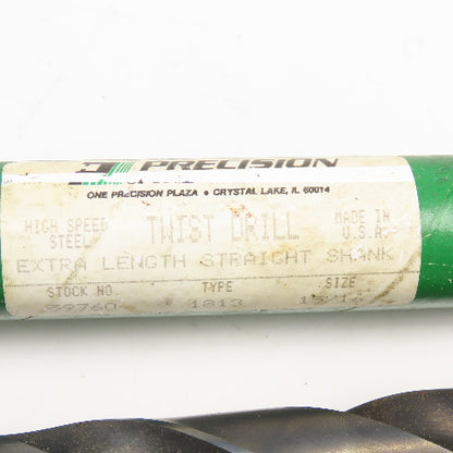 Precision Twist Drill 59760 15/16" Extra Long Drill Bit 18-1/2" OAL