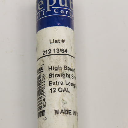 Republic 13/64" x 12" Extra Length HSS Drill Bit Lot Of 5