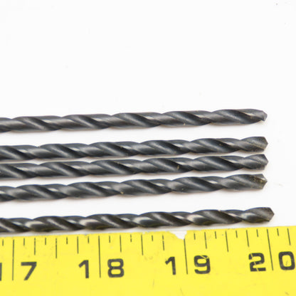Republic 13/64" x 12" Extra Length HSS Drill Bit Lot Of 5