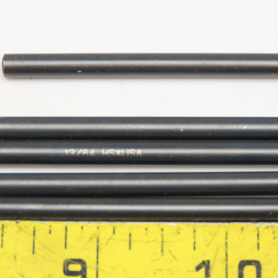Republic 13/64" x 12" Extra Length HSS Drill Bit Lot Of 5