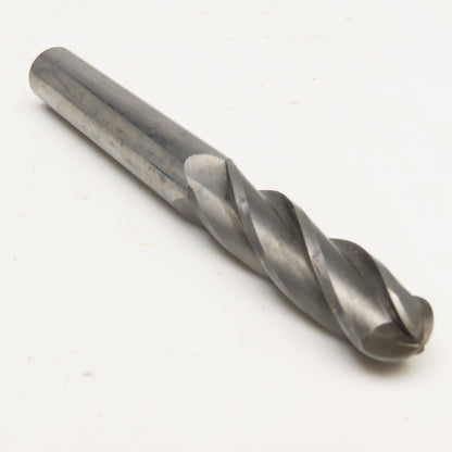 SGS 1/2" Solid Carbide Ball Nose Endmill Cutter 4 Flute Spiral 4-1/2" OAL