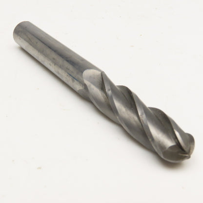 SGS 1/2" Solid Carbide Ball Nose Endmill Cutter 4 Flute Spiral 4-1/2" OAL