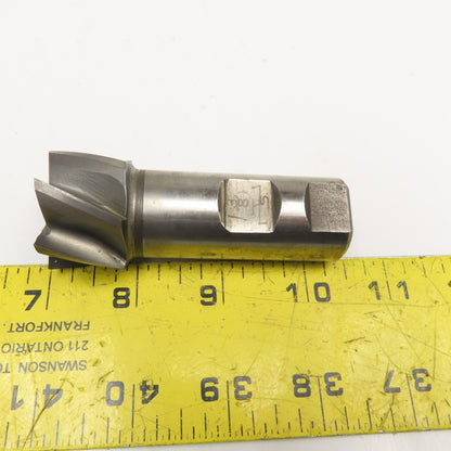 Ashford Tools 1-3/16" x 3/4" End Mill Cutter 6 Flute 1" Weldon Shank 3-3/8" OAL
