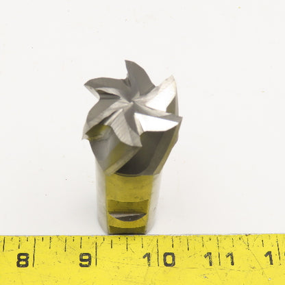 Ashford Tools 1-3/16" x 3/4" End Mill Cutter 6 Flute 1" Weldon Shank 3-3/8" OAL