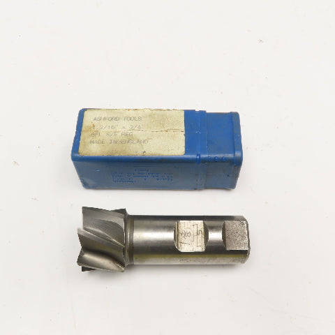 Ashford Tools 1-3/16" x 3/4" End Mill Cutter 6 Flute 1" Weldon Shank 3-3/8" OAL