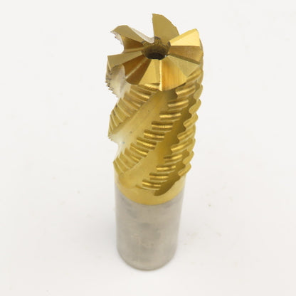Niagara 71360 1-1/8" TiN Coated HSSCO Square Roughing End Mill 1" Weldon Shank