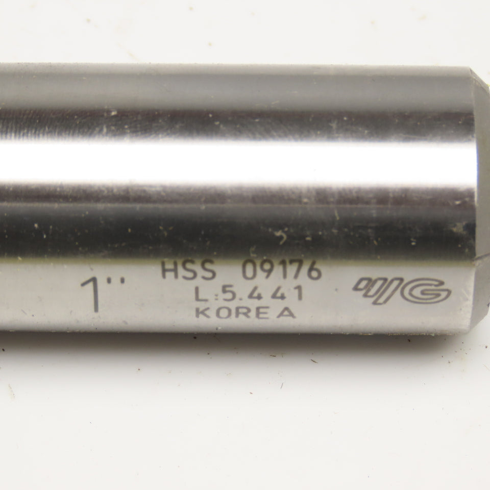 YG-1 1" Square HSS 4 Flute End Mill 9" Flute 8-1/2" OAL