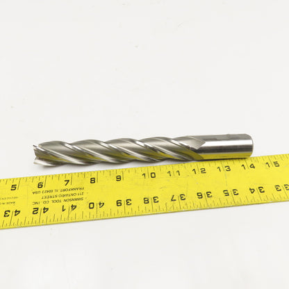 YG-1 1" Square HSS 4 Flute End Mill 9" Flute 8-1/2" OAL