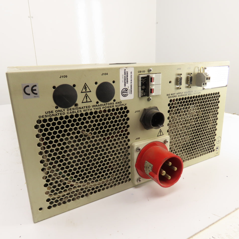 Fusion UV Curing HP6#5048 VPS-3 Variable Power Supply 8.0kVA 18A 380/415VAC