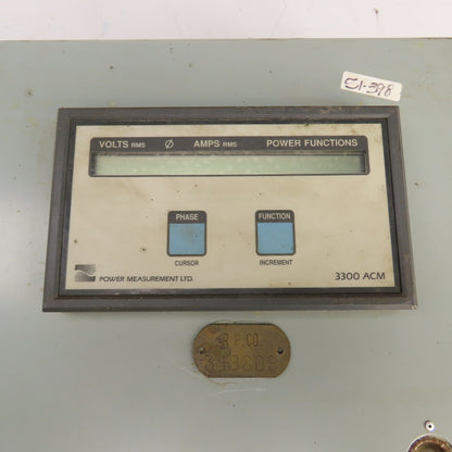 Power Measurement 3300 ACM Digital Power Meter Unit W/ Display & Type Enclosure