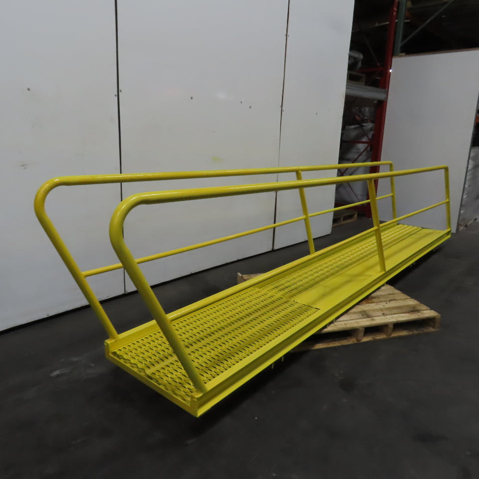 Custom Fab Crossover Platform Catwalk Bridge Clearance 14' Long x 27-1/2" W