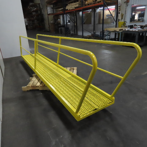 Custom Fab Crossover Platform Catwalk Bridge Clearance 14' Long x 27-1/2" W