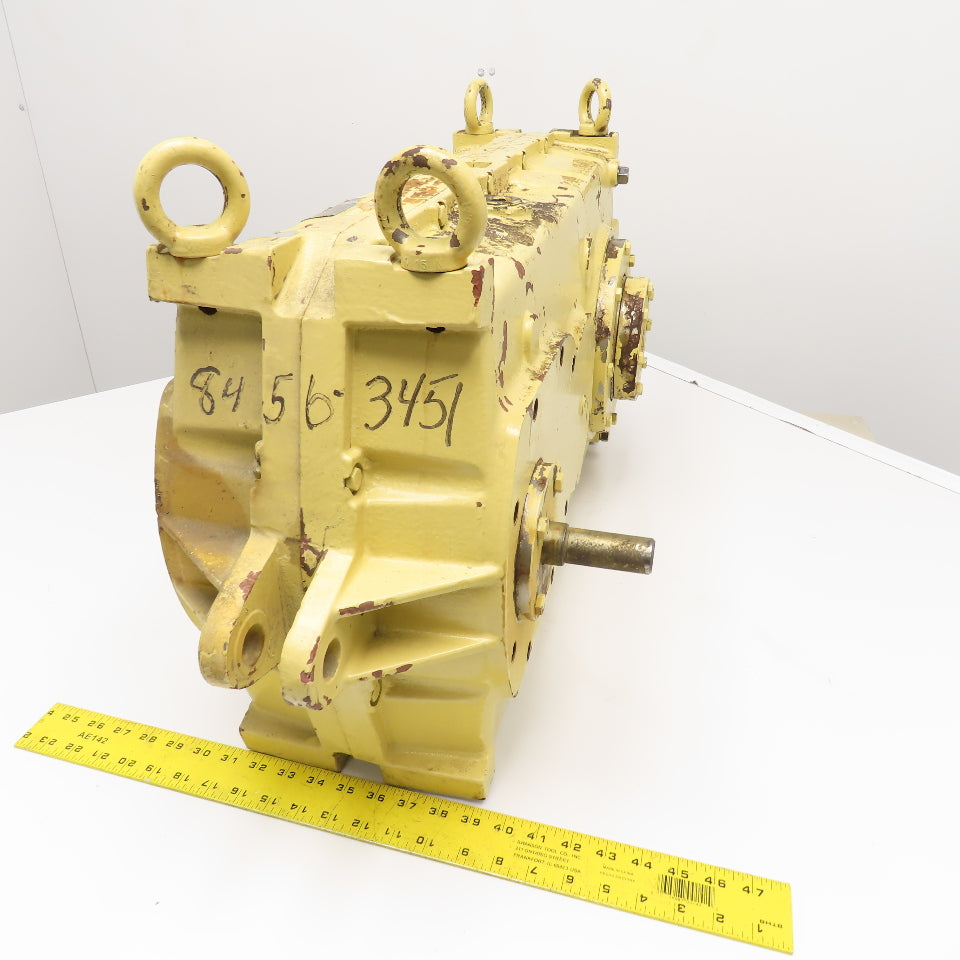 Kone HSC32002F-100 100:1 Parallel Gear Reducer 25mm x 100mm Thru Shaft