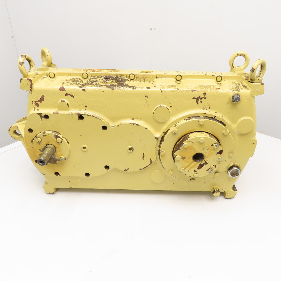Kone HSC32002F-100 100:1 Parallel Gear Reducer 25mm x 100mm Thru Shaft