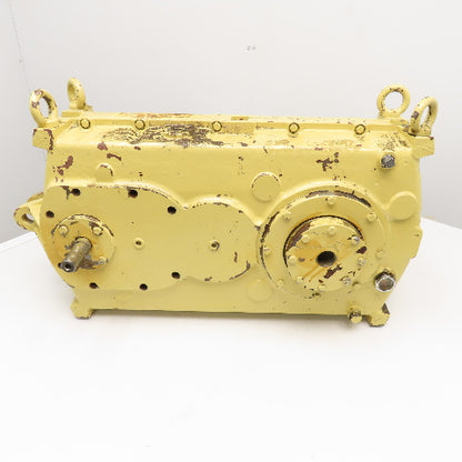 Kone HSC32002F-100 100:1 Parallel Gear Reducer 25mm x 100mm Thru Shaft