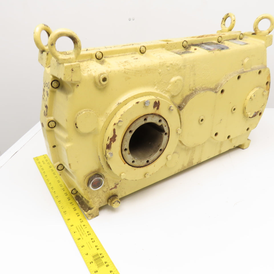 Kone HSC32002F-100 100:1 Parallel Gear Reducer 25mm x 100mm Thru Shaft