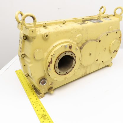 Kone HSC32002F-100 100:1 Parallel Gear Reducer 25mm x 100mm Thru Shaft
