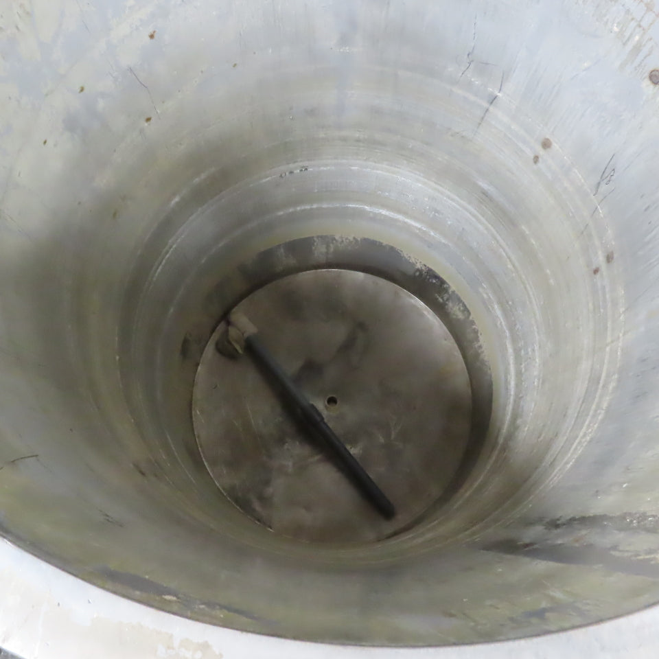 450 Gallon Stainless Steel Vertical Liquid Storage Holding Tank Dish Bottom