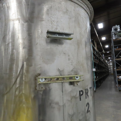 450 Gallon Stainless Steel Vertical Liquid Storage Holding Tank Dish Bottom