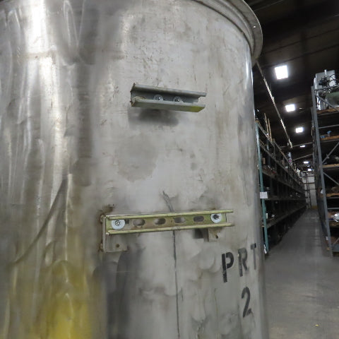 450 Gallon Stainless Steel Vertical Liquid Storage Holding Tank Dish Bottom