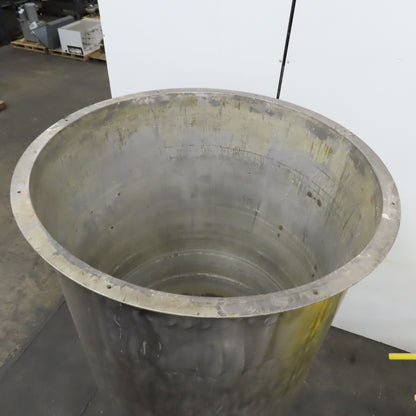 450 Gallon Stainless Steel Vertical Liquid Storage Holding Tank Dish Bottom