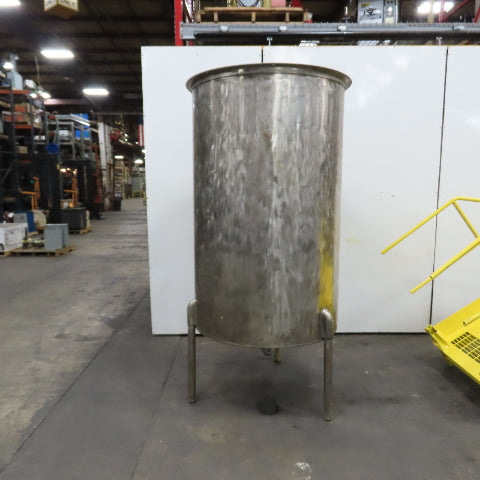 450 Gallon Stainless Steel Vertical Liquid Storage Holding Tank Dish Bottom