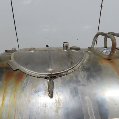 Zero A0L700 NV 700 Gallon Stainless Steel Jacket Liquid Holding Farm Bulk Tank