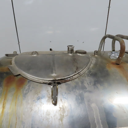 Zero A0L700 NV 700 Gallon Stainless Steel Jacket Liquid Holding Farm Bulk Tank