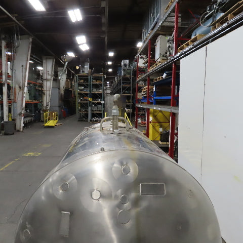 Zero A0L700 NV 700 Gallon Stainless Steel Jacket Liquid Holding Farm Bulk Tank