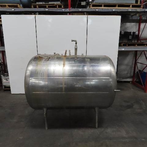 Zero A0L700 NV 700 Gallon Stainless Steel Jacket Liquid Holding Farm Bulk Tank
