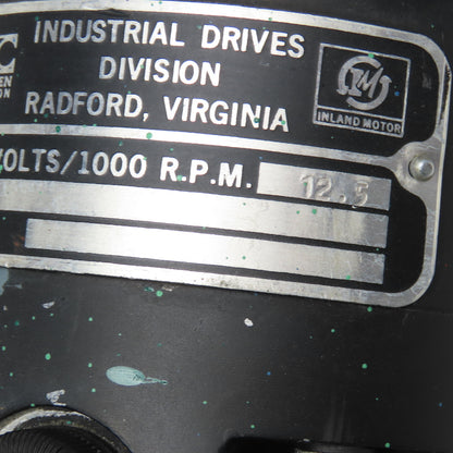 Industrial Drives TTE-2952-1010-A-00 9.7 Cont. 63VDC Peak 3000RPM DC Servo Motor