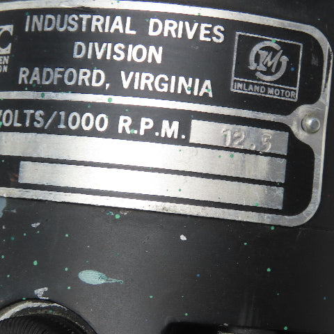 Industrial Drives TTE-2952-1010-A-00 9.7 Cont. 63VDC Peak 3000RPM DC Servo Motor