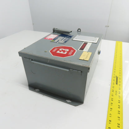 Square D SK5271V Class 9070 Disconnect Transformer Pri 230/460V Sec 115V 1500VA