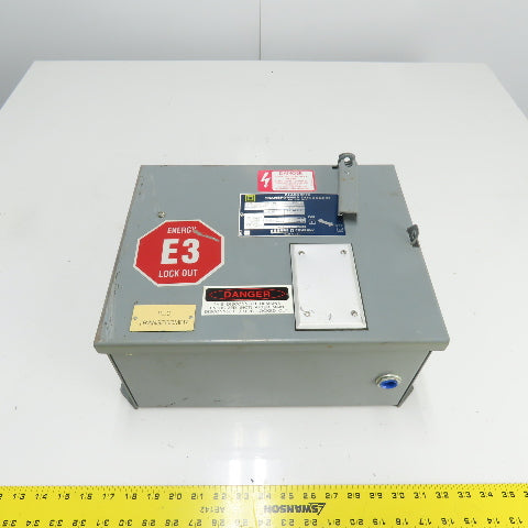 Square D SK5271V Class 9070 Disconnect Transformer Pri 230/460V Sec 115V 1500VA